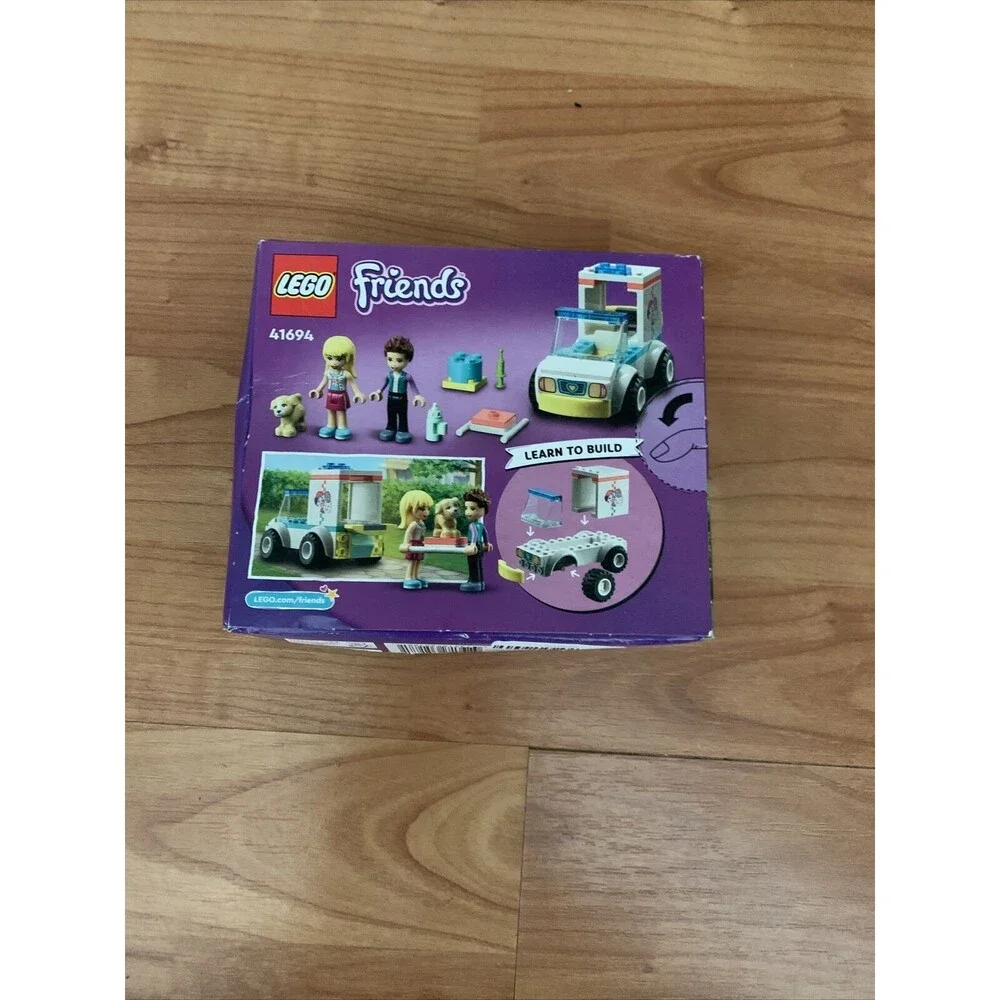 Lego Friends Pet Clinic Ambulance Building Set 54 Pc Puzzle for Ages 4+